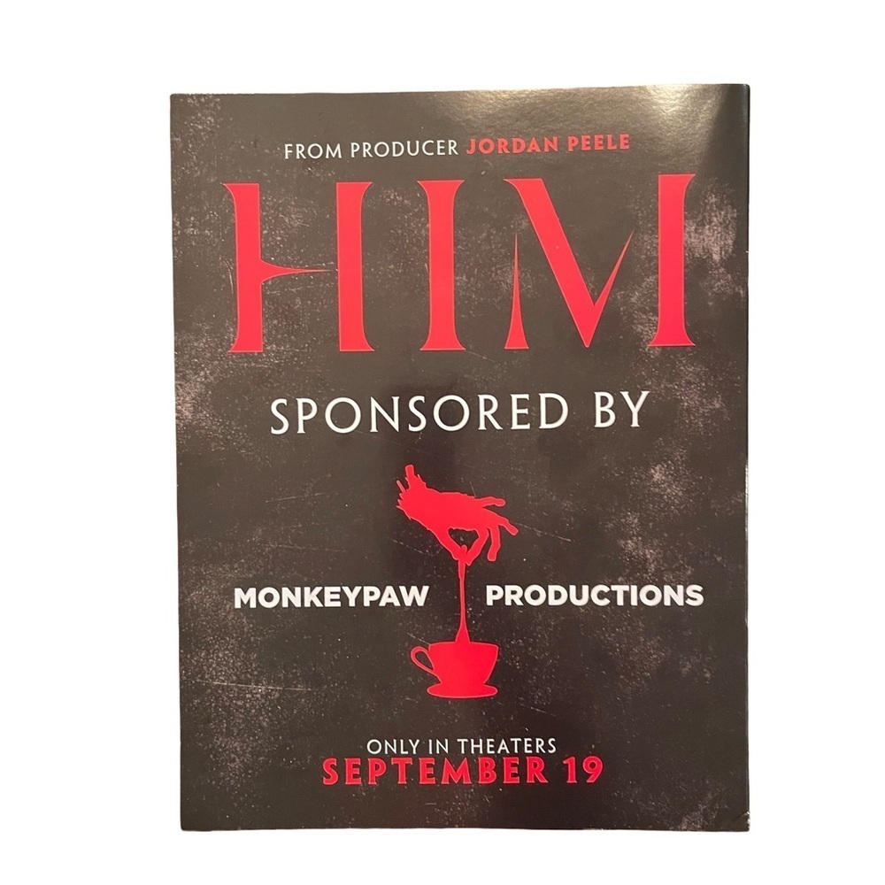 HIM Movie Promo Mag w Poster Jordan Peele Monkeypaw Tyriq Withers Marlon Wayans - Picture 3 of 16